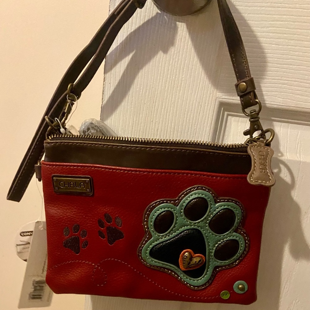 Chala paw print crossbody purse - BNWT